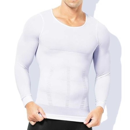 Formande Hållnings T-shirt Posture Shirt | Valbar Storlek | Vit