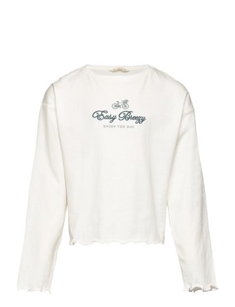 Embroidered Detail Cotton T-Shirt White Mango