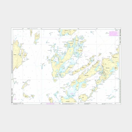 Carta speciale Hydrographica 622-13 Harstena, A2 non piegato (plano)