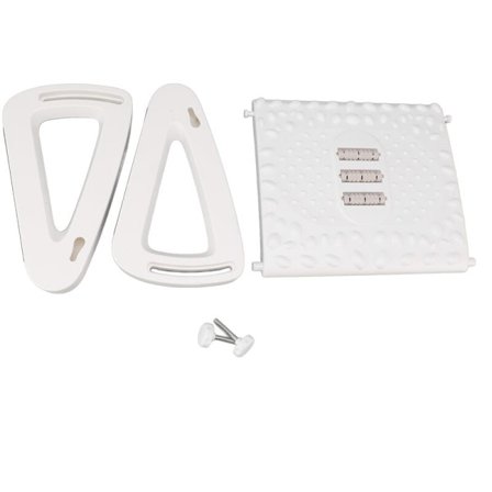 Ergonomisk Fotstøtte Under Pult, 6 Justerbare Høyder, med Massasjetekstur og Rulle for Kontor