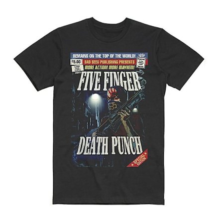 Five Finger Death Punch Comic Book T-shirt