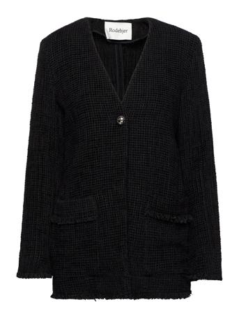 Rodebjer Maggie Blazers Single Breasted Blazers Sort RODEBJER