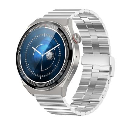 Passer til Huawei Smart Sports Watch Hua Vandtæt Stor Skærm 1.45 Bluetooth Silver gray brown leather