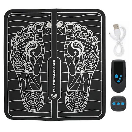 EMS Fodmassager - Elektrisk Muskelstimulator til Akupunkturformning og Benpude