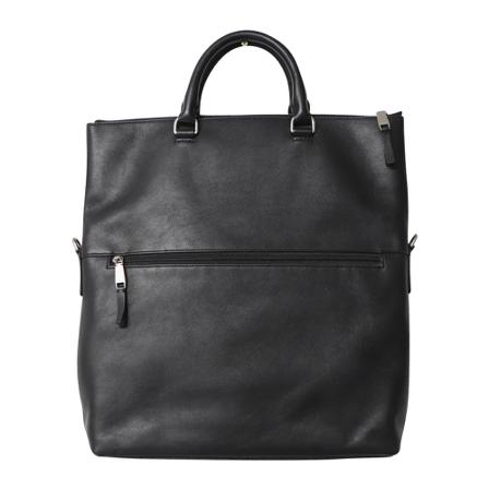 Michael Kors Pre-owned, Fold Over Tote Bag in Leather Zwart, Dames, Maat:ONE Size
