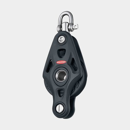 Ronstan Enkelblock med swivel och hundsvott serie 75 core