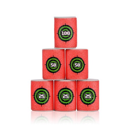 Barn 6/30 stk. Myk EVA Målskyting Leketøy for Barn Hage