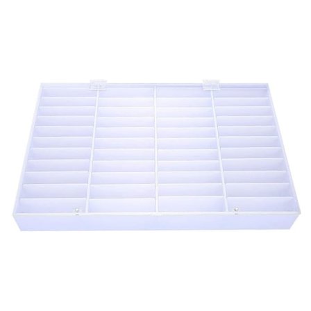 Tomme neglespidser opbevaringsboks klar neglkunst dekoration beholder falsk negl display etui