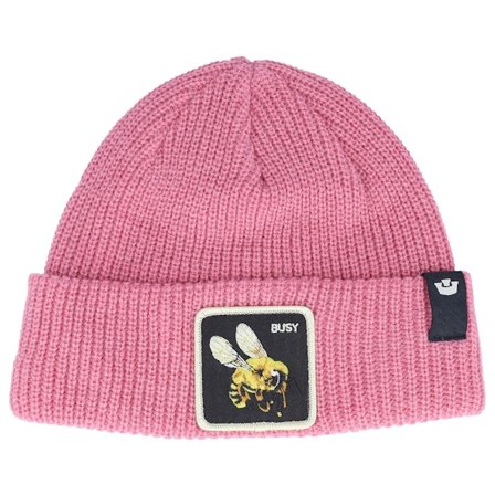 Goorin - Rose cuff Bonnet - The Busy Beanie Knit Pink Cuff @ Hatstore
