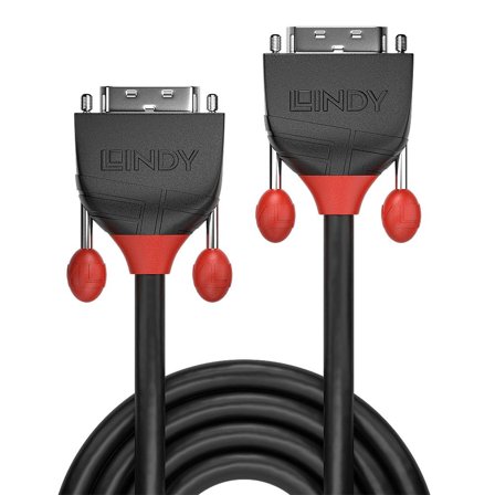 Lindy Black Line - DVI-kabel - DVI-D til DVI-D - 2 m