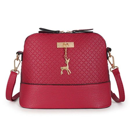 Kvinnor Cross Body Messenger Bag RÖD