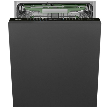 Smeg STL7324AQL integreret opvaskemaskine 60 cm - Sort | KitchenOne