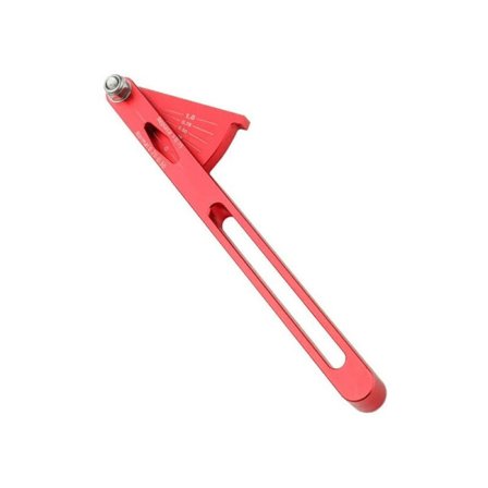 Pyöräketjun kulumisen mittaus- ja jännitystyökalu, seospyörän korjaustyökalu, ketjun kulumisen testaaja, 1 kpl, punainen