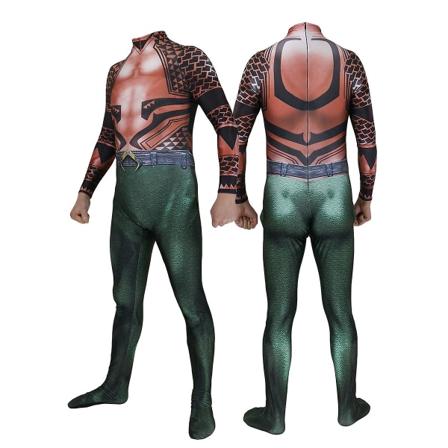 Voksen Børne Halloween Film Aquaman Mera Cosplay Kostume Superhelt Arthur Curry Orin Zentai Bodysuit Dragt Jumpsuits Z F L