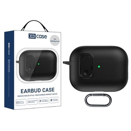 Skyddsfodral i konstläder till AirPods Pro 3 - Svart