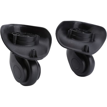 Par av bagasjerstatthjul Koffert Universal PVC Plast Erstatningshjul for Trillekoffert Koffertboks Trille - W041 Størrelse