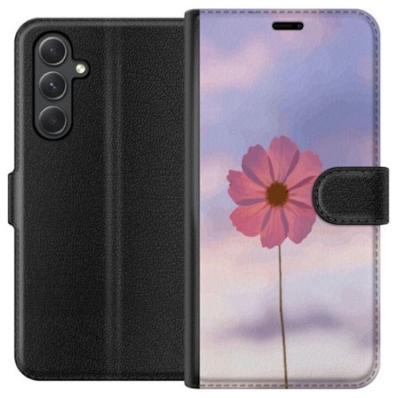 Plånboksfodral till Samsung Galaxy A35 med Rosa blomma