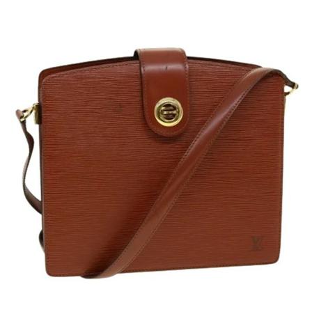 Louis Vuitton Vintage, Pre-owned Leather louis-vuitton-bags Bruin, Dames, Maat:ONE Size
