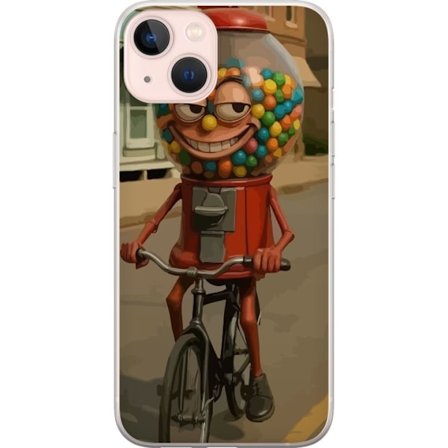 Kompatibelt Mobildeksel til Apple iPhone 13 Italian Brainrot godismaskin – Tuggummimaskin cyklar i retrostil