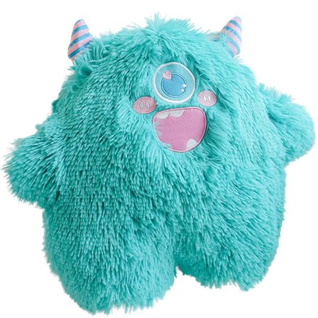 Sød stor monster plysdyr Kawaii plys pude blød kæmpe blød plys komfortabel tegneserie blå (blå 65cm)