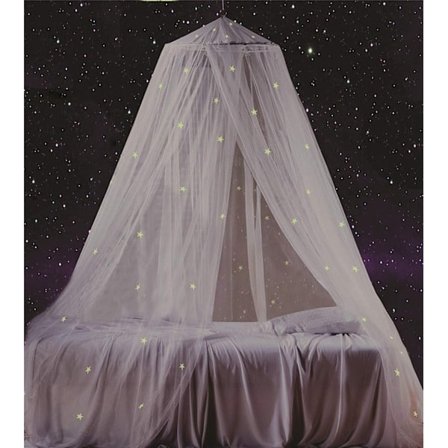 Bed Canopy with Glow in the Dark Stars, (60*250*880cm)