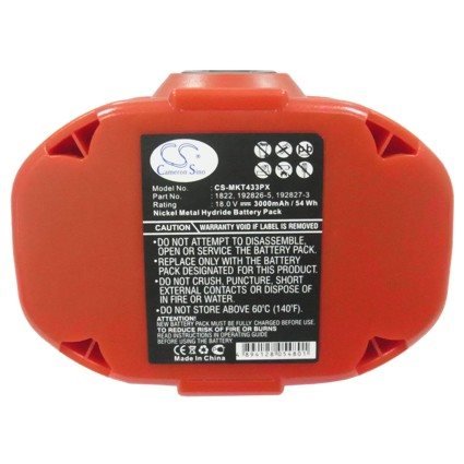 Batterier til Makita 4334D, 4334DWA, 4334DWAE og andre elektroverktøy