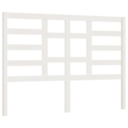 Vidaxl Sänggavel Vit 166x4x104 Cm Massiv Furu Vit