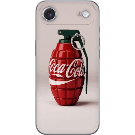 Yhteensopiva Puhelinkuori Apple Apple iPhone 17 Air Taiteellinen kuva Coca Cola -granaatista punaisena ja vihreänä, pop-art-inspiroitu motiivi leikk