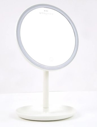 Stylpro Stylpro Melody Rechargable Bluetooth Mirror - White - ONE SIZE