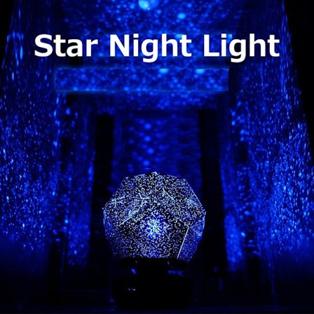 Star Sky Projector Cosmos Lamp Celestial Galaxy Star Night Light Yellow light