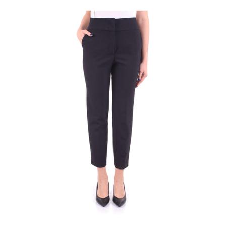 Blugirl, Tapered Trousers Zwart, Dames, Maat:L