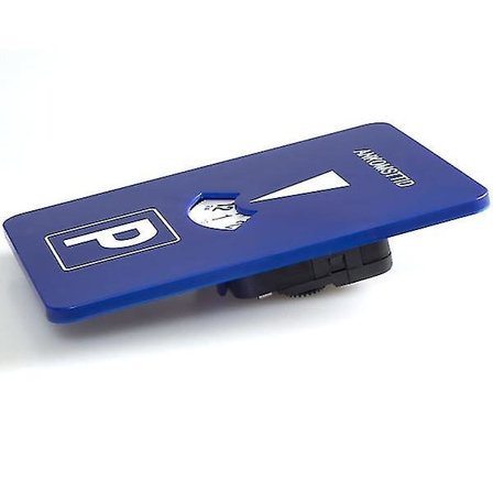 Automatisk P-skive Alltid Riktig Tid Blå