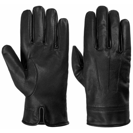 Stetson Gloves Goat Men ́s everyday gloves Black 8