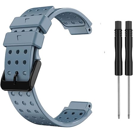 Silikone erstatningsrem til Garmin Approach S20 ure med værktøjssæt