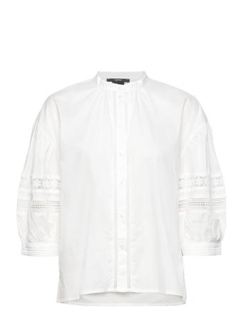 Blouses Woven Bluse Langermet Hvit Esprit Collection