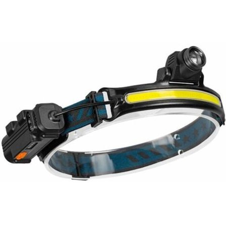 Tehokas ladattava LED-otsalamppu, zoom-otsalamppu herkällä sensoritilalla, IPX65-vedenpitävä halogeenivalo