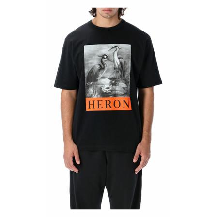 Heron Preston, T-Shirts Czarny, Mężczyzna, Rozmiar: S