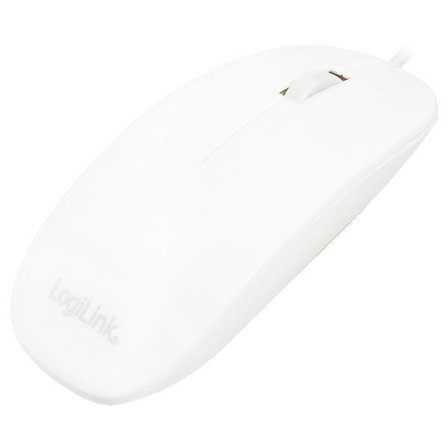 LogiLink Maus USB Optical Scroll 1000dpi weiß