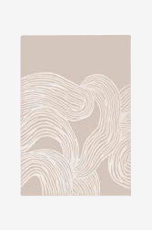Eightmood - Maleri Linjer - Beige - Bilder & skilt - Fra Homeroom