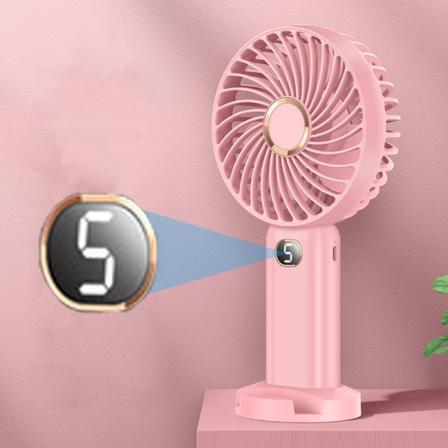 Xiaomi 2023 ny vifte bærbar håndholdt sammenleggbar kontorstasjonær multifunksjonell sammenleggbar dobbeltbatteri Ele X12 Pink