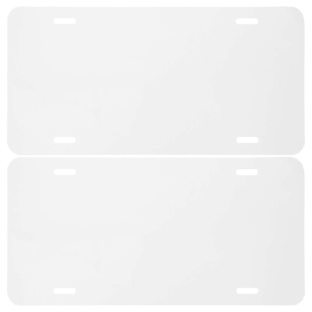 2 stk. Sublimering Skiltplate Blank Skiltplater Varme Termisk Overføring Aluminiumsplater