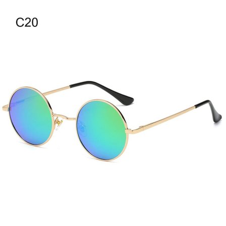 Små runda solglasögon Hippie Circle Solglasögon C20 C20