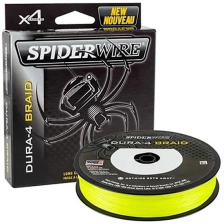 Flätad Spiderwire Dura 4 Gul - 150m 25/100