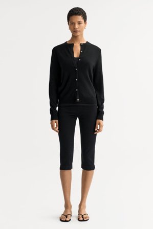 Soft Goat - Cardigan - M - Black