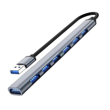 Multi 7-ports Splitter Højhastighed ​​5Gbps Til PC Dator Multiport