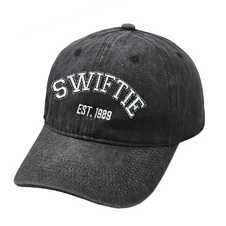 Gaver Hat Taylor Swift 1989 Ponytail Baseball Cap Unisex Snapback Sol Sport Trucker Cap til Kvinder Mænd (FMY)