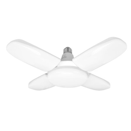 LED-tallivalot taitettavat 8000LM E26/27 Deformoituvat autotallin kattovalot 85‐265V4+1 Neljä lehteä 80W 6500K