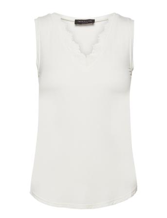 Top T-shirts & Tops Sleeveless Vit Rosemunde