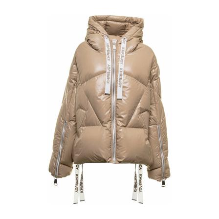 KhrisJoy Jass Beige , Beige , Dames , Maat: S Winterjassen