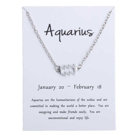 Lahjarannekoru Star Sign Aquarius Aquarius -rannekoru hopea